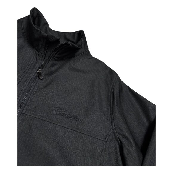 CADILLAC Waterproof Windbreaker Car Brand Bomber Shell Jacket Mens 2XL - Picture 2 of 6